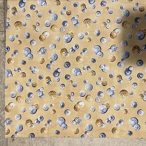 Vintage Fabric Buttons 1 yd x 44" wide Classic Cotton 1996 Ted Bear Craft Quilt